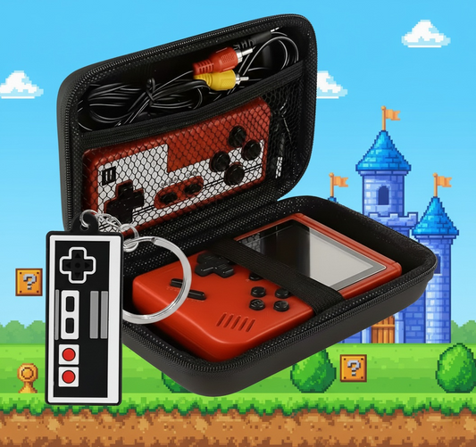 Estuche para Consola + Llavero Retro